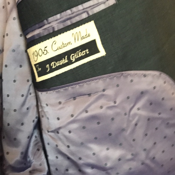 NWOT Mens sports coat by Jos A Bank, size 48 regular. Beautiful Navy Blue - Picture 9 of 14